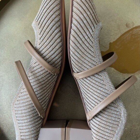 Cosy Island SOFT WAVE CUT-OUT BLOCK HEEL MULES IN APRICOT - Picture 5 of 9